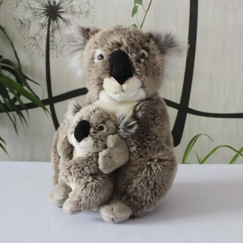 cute plush high quality koala toy gray koala mother&baby doll soft gift about 30cm
cute plush high quality koala toy gray koala mother&baby doll soft gift about 30cm