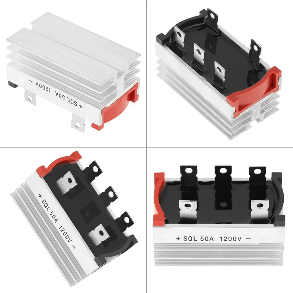 2pcs Bridge Rectifier Kit 3 Phase Diode 50 Amp 1200V Aluminum Bridge Rectifier Diode 2.4*1.4*1.6inch Electronic Components
2pcs Bridge Rectifier Kit 3 Phase Diode 50 Amp 1200V Aluminum Bridge Rectifier Diode 2.4*1.4*1.6inch Electronic Components