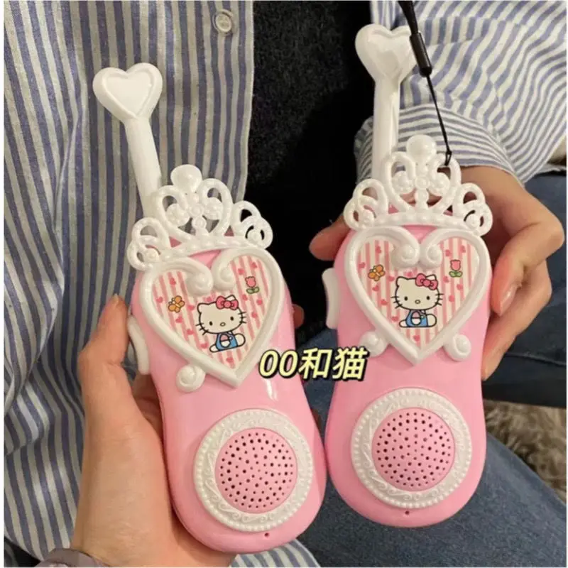 Детская рация Hello Kitty, игрушка для игрового домика, беспроводной приемопередатчик 2, интерактивные игрушки для родителей и детей Для мальчик...
Детская рация Hello Kitty, игрушка для игрового домика, беспроводной приемопередатчик 2, интерактивные игрушки для родителей и детей Для мальчик...