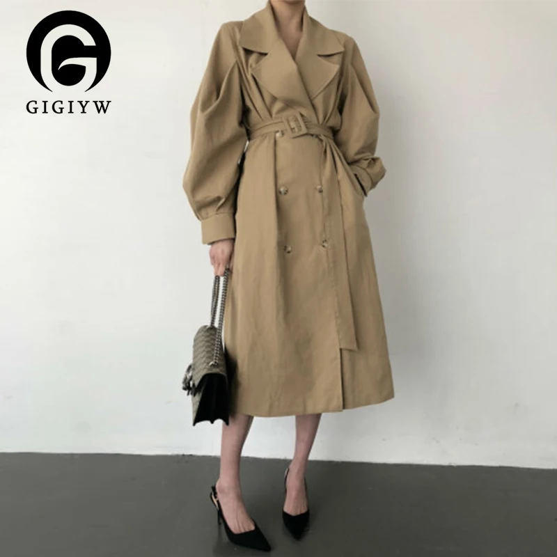 GIGIYW Autumn Women 2022 New British Medium Length Knee Length Loose Windbreaker Korean Version Chic Dignified Coats SK129
GIGIYW Autumn Women 2022 New British Medium Length Knee Length Loose Windbreaker Korean Version Chic Dignified Coats SK129