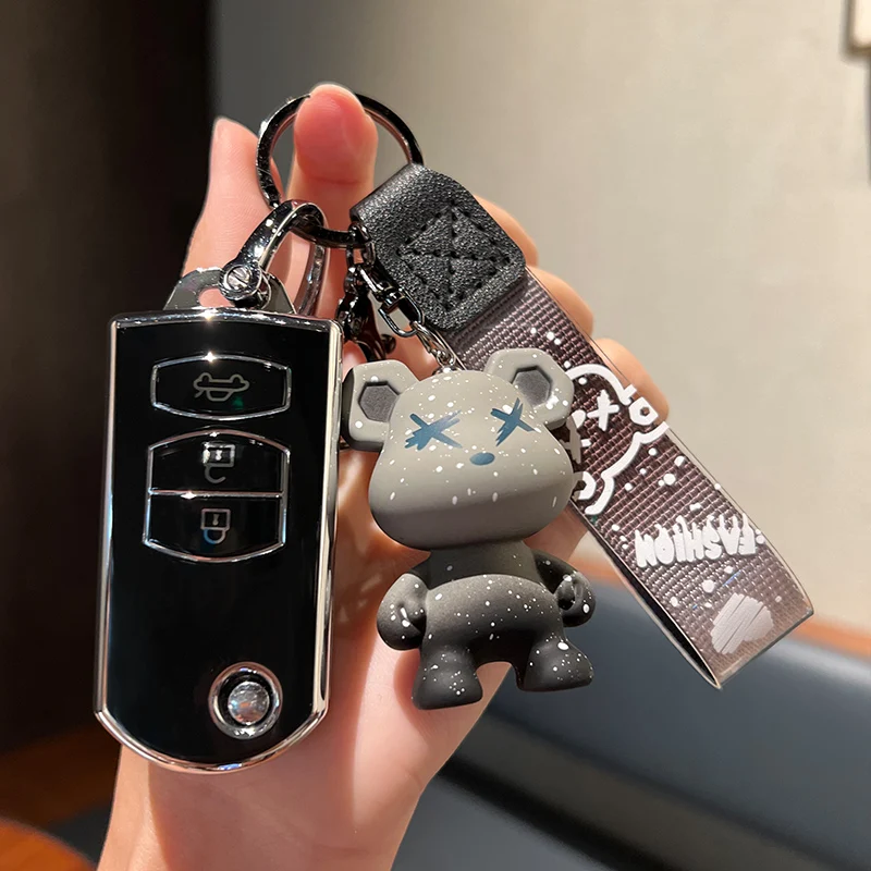 TPU Car Flip Key Case Cover Shell Fob For Mazda 3 5 6 Series M6 RX8 MX5 3 Buttons Smart Protector Keychain Men Accessories
TPU Car Flip Key Case Cover Shell Fob For Mazda 3 5 6 Series M6 RX8 MX5 3 Buttons Smart Protector Keychain Men Accessories