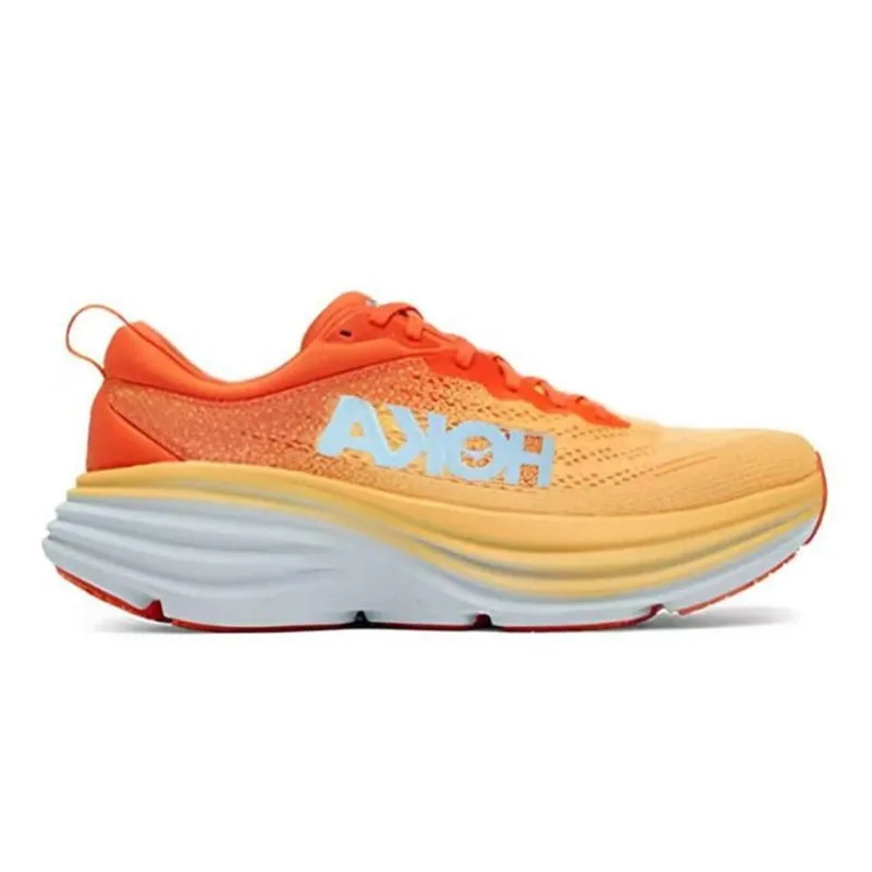 

People Running Shoes Bondi 8 Men Low Top Mesh Trainers Triple White on Cloud Sports Sneakers Unisex Running Shoes Cow Muscle