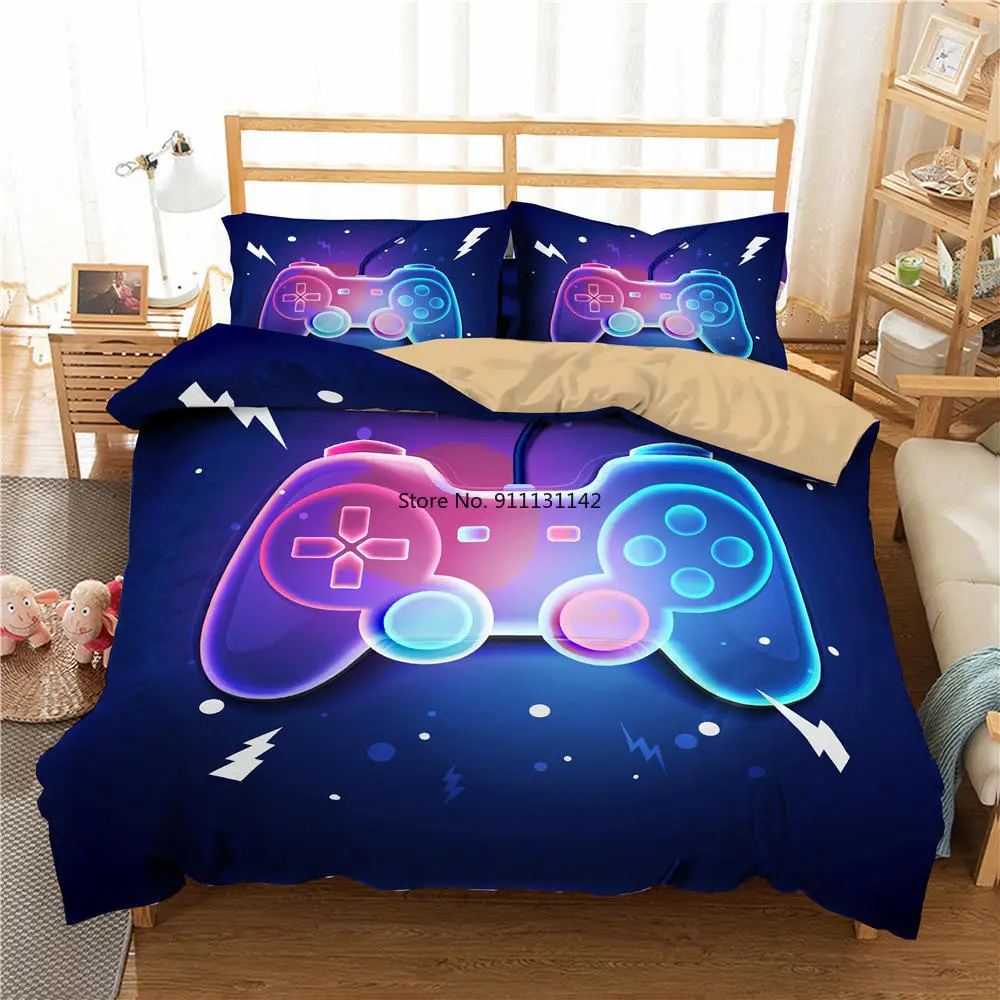 Modern 2/3 Gamepad Printed Down Bed Cover Pillowcase 3D Creative Boys and Teenagers Bedroom Decoration Home Textile
Modern 2/3 Gamepad Printed Down Bed Cover Pillowcase 3D Creative Boys and Teenagers Bedroom Decoration Home Textile