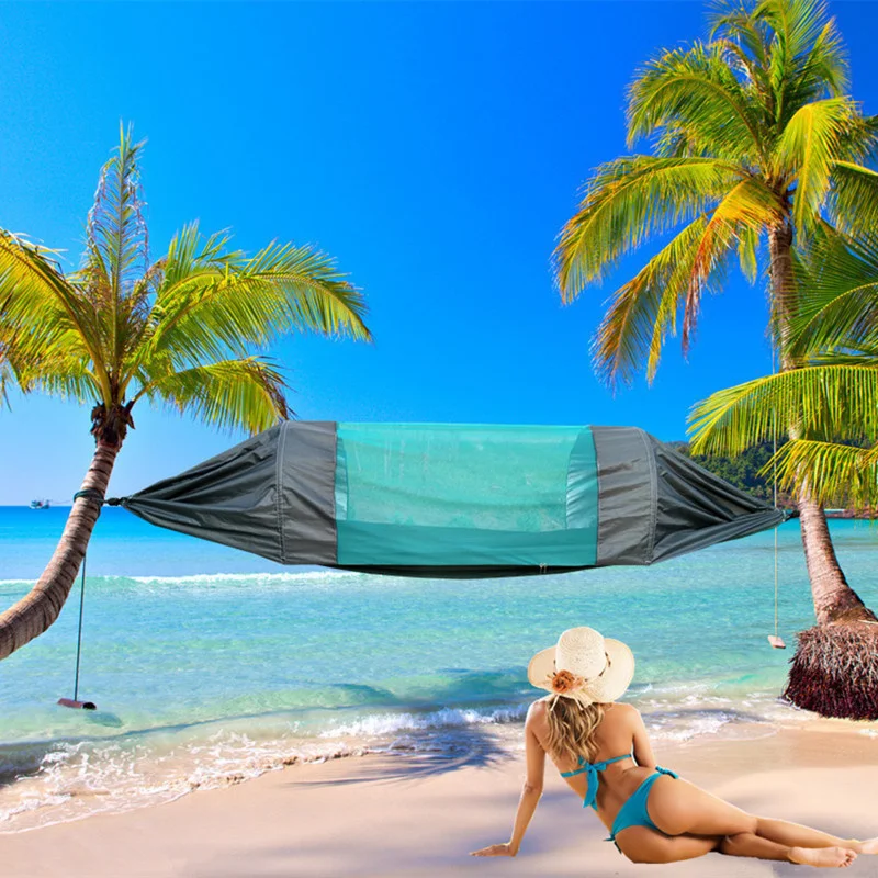Spring Summer New Mosquito Net Hammock Outdoor Camping Mattress Picnic Leisure Time Parachute Cloth Double Beach Mat Sunscreen
Spring Summer New Mosquito Net Hammock Outdoor Camping Mattress Picnic Leisure Time Parachute Cloth Double Beach Mat Sunscreen