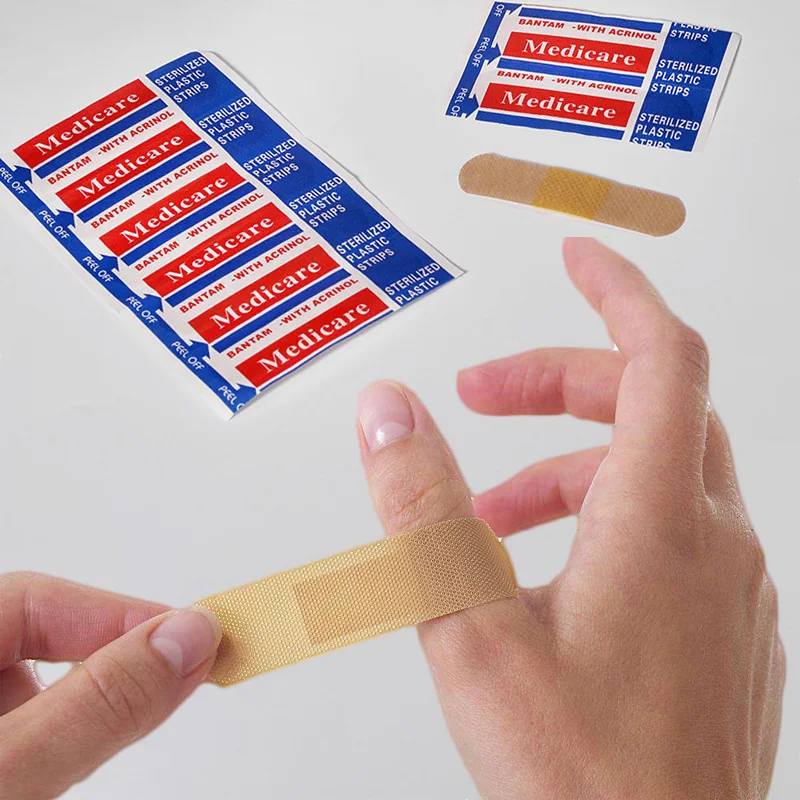 100pcs/lot Waterproof Wound Strip Dressing Patch First-aid Kit Self-adhesive Bandage Non-woven Fabrics Band Aid Sticking Plaster
100pcs/lot Waterproof Wound Strip Dressing Patch First-aid Kit Self-adhesive Bandage Non-woven Fabrics Band Aid Sticking Plaster