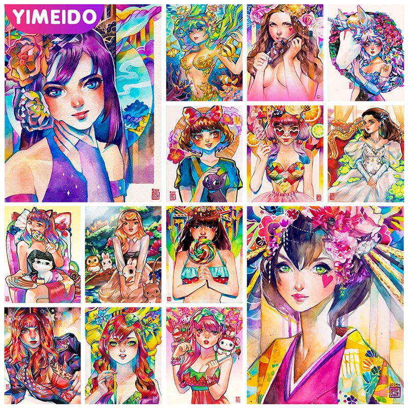 YIMEIDO 5d AB алмазная живопись девушка красочная Алмазная вышивка крестиком мультфильм Стразы мозаика домашний декор Новые поступления
YIMEIDO 5d AB алмазная живопись девушка красочная Алмазная вышивка крестиком мультфильм Стразы мозаика домашний декор Новые поступления