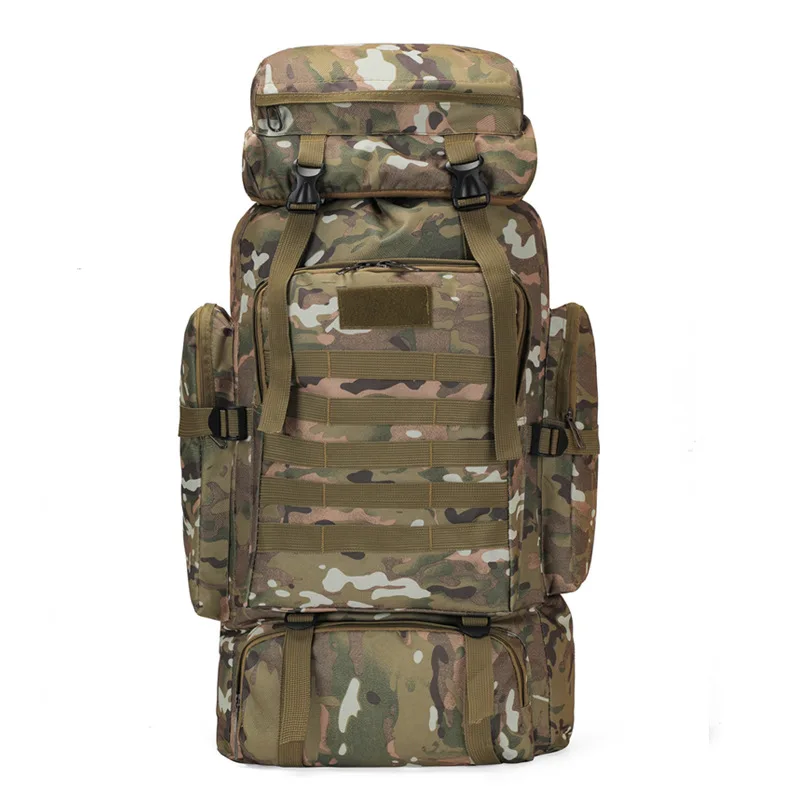 80L Waterproof Camouflage Tactical Backpack Large Capacity Men's Army Backpacks Camping Backpack Outdoor Mountaineering Bag
80L Waterproof Camouflage Tactical Backpack Large Capacity Men's Army Backpacks Camping Backpack Outdoor Mountaineering Bag