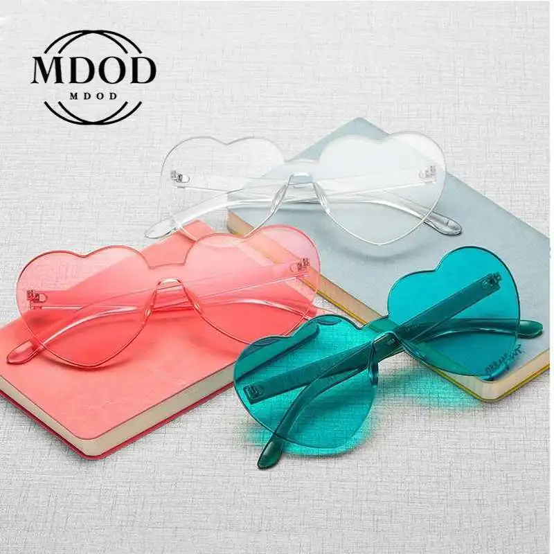 Candy Color Heart-shaped Frameless Woman Sunglasses Dazzling Color Transparent Polarized Lens Trend Personality Girl Sunglasses
Candy Color Heart-shaped Frameless Woman Sunglasses Dazzling Color Transparent Polarized Lens Trend Personality Girl Sunglasses