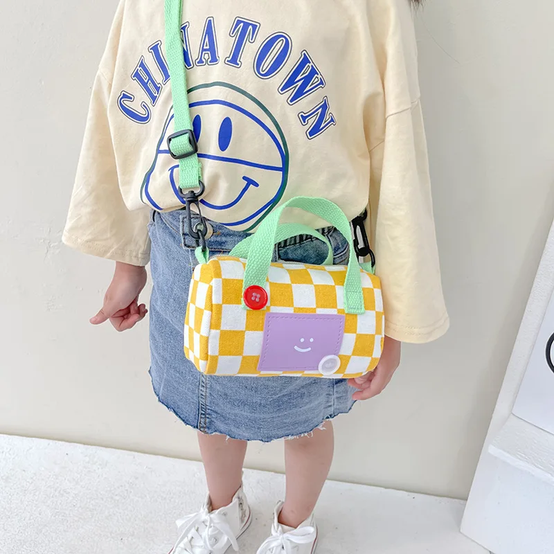Boys Kids Checkerboard Handbags Lovely Children Mini Bucket ShoulderBag Cartoon Smile Baby Girls Small Coin Purse Messenger Bags
Boys Kids Checkerboard Handbags Lovely Children Mini Bucket ShoulderBag Cartoon Smile Baby Girls Small Coin Purse Messenger Bags