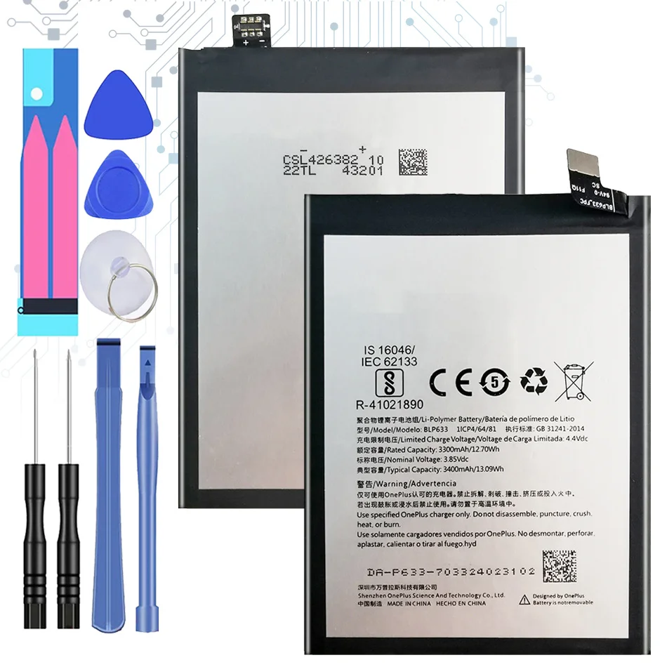 Сменный аккумулятор для OnePlus 3T One Plus 1 + 3T OnePlus3T/7T/3/7T Pro/ 5/5T/7 Pro/3T/6T/7, аккумулятор + код отслеживания
Сменный аккумулятор для OnePlus 3T One Plus 1 + 3T OnePlus3T/7T/3/7T Pro/ 5/5T/7 Pro/3T/6T/7, аккумулятор + код отслеживания