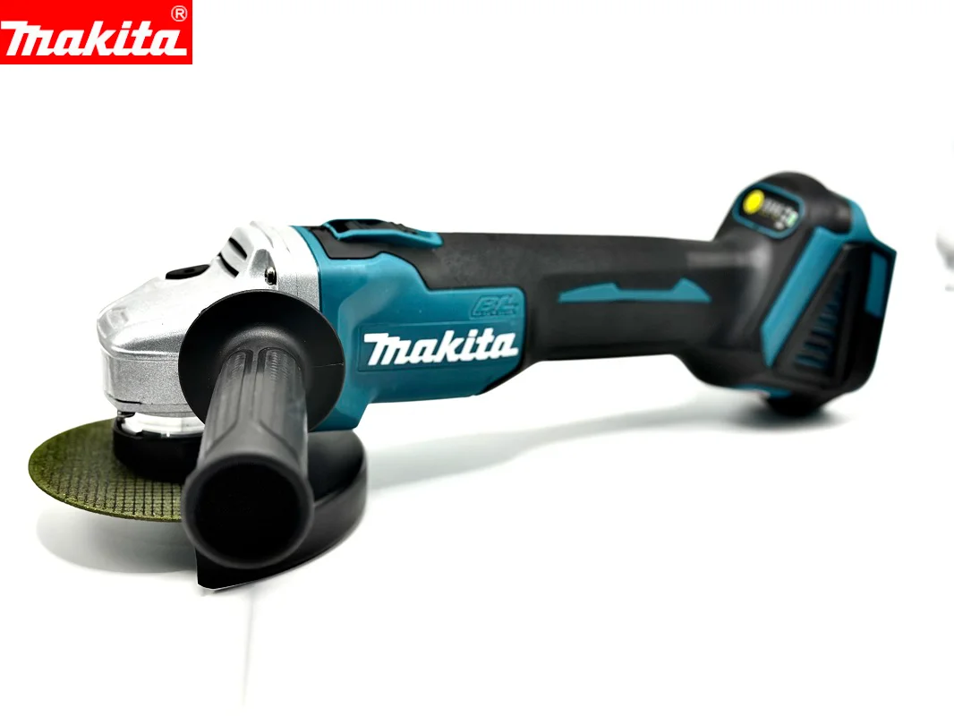 

Makita 18V 100mm Brushless 404 Lithium Ion Cutting Rechargeable Angle Grinder 180°Rotary Polisher Power Tool Cutting Power Tools