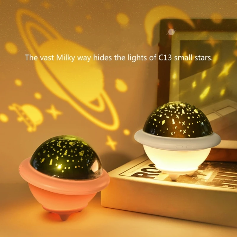 Starry-Sky Rotating LED-Star Projector for Bedroom Colorful UFO Night Light Lamp Romantic Atmosphere Desk Lamp Adult M4YD
Starry-Sky Rotating LED-Star Projector for Bedroom Colorful UFO Night Light Lamp Romantic Atmosphere Desk Lamp Adult M4YD