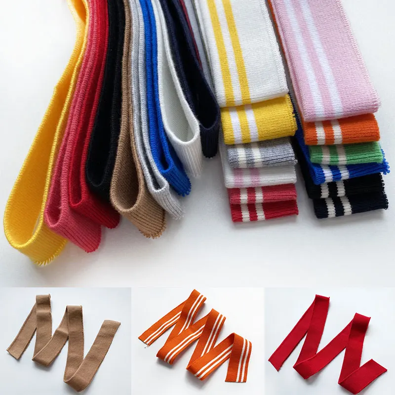 Knitted Ribs Neckline High Stretch Stripes Fabric DIY Handmade Sleeve Cuffs T-shirt Clothing Accessories Supplies 3.5x80cm
Knitted Ribs Neckline High Stretch Stripes Fabric DIY Handmade Sleeve Cuffs T-shirt Clothing Accessories Supplies 3.5x80cm