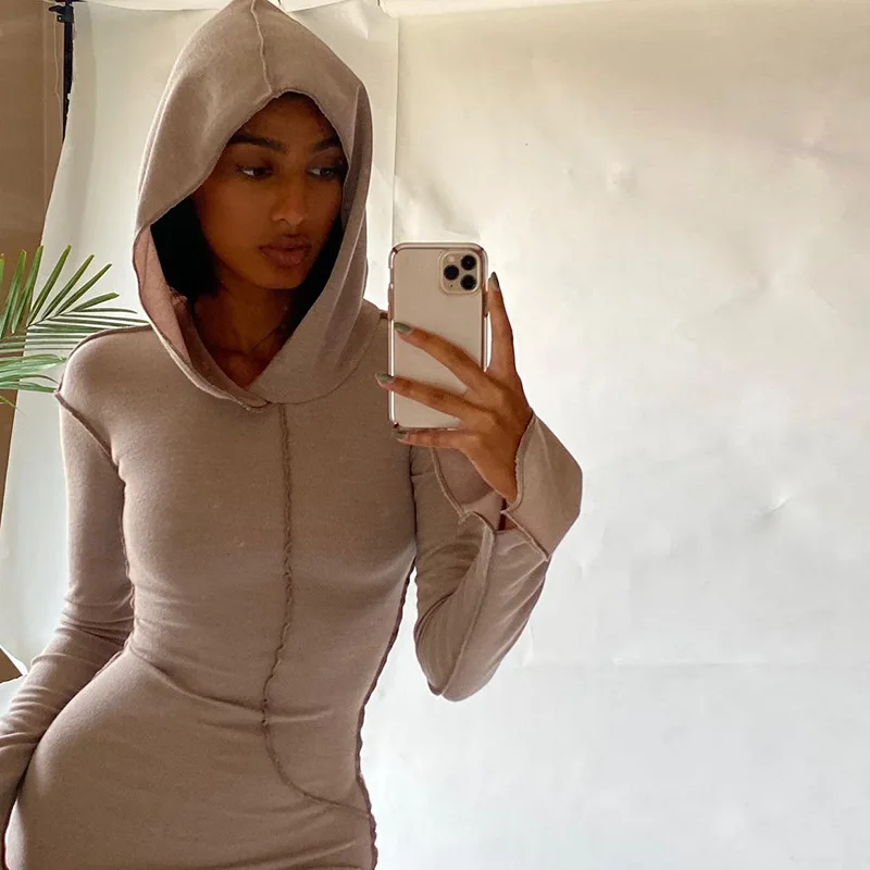 Long Sleeve Hooded Patchwork Skinny Maxi Dress 2022 Autumn Winter Women Fashion Streetwear Casual Outfits Y2k Vintage Dress
Long Sleeve Hooded Patchwork Skinny Maxi Dress 2022 Autumn Winter Women Fashion Streetwear Casual Outfits Y2k Vintage Dress