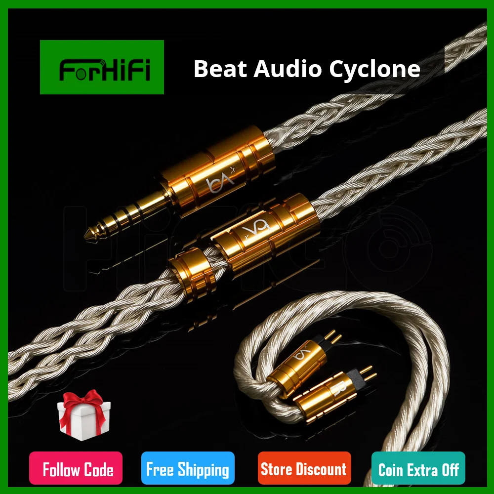 Beat Audio Cyclone 4 Wire & 8 Wire Earphone Cable 2Pin 0.78/MMCX TermX ConX Interchangeable Plug 2.5/3.5/4.4
Beat Audio Cyclone 4 Wire & 8 Wire Earphone Cable 2Pin 0.78/MMCX TermX ConX Interchangeable Plug 2.5/3.5/4.4