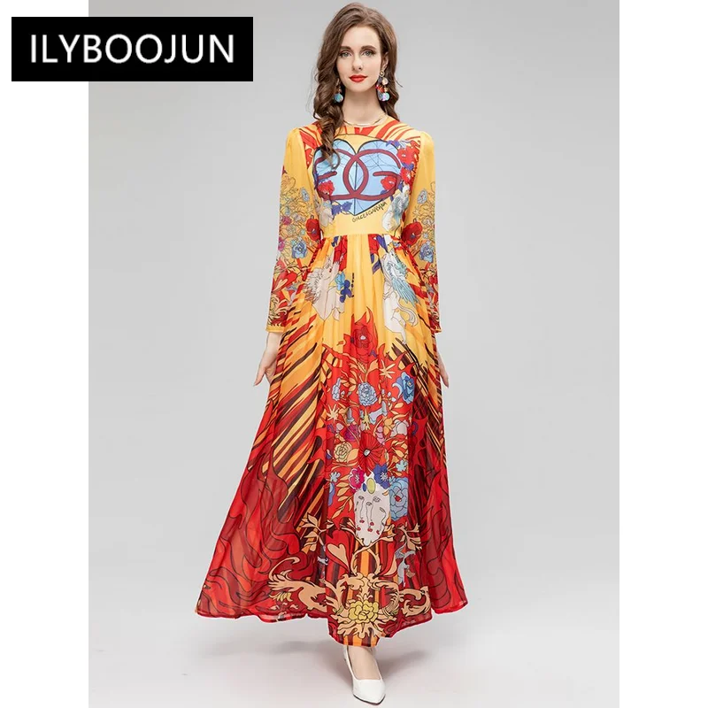 Early Autumn Sicily Maxi Dress Women O-Neck Long Sleeve Floral Print High Waisted Vintage Dresses For Women 2023 Luxury Brand
Early Autumn Sicily Maxi Dress Women O-Neck Long Sleeve Floral Print High Waisted Vintage Dresses For Women 2023 Luxury Brand