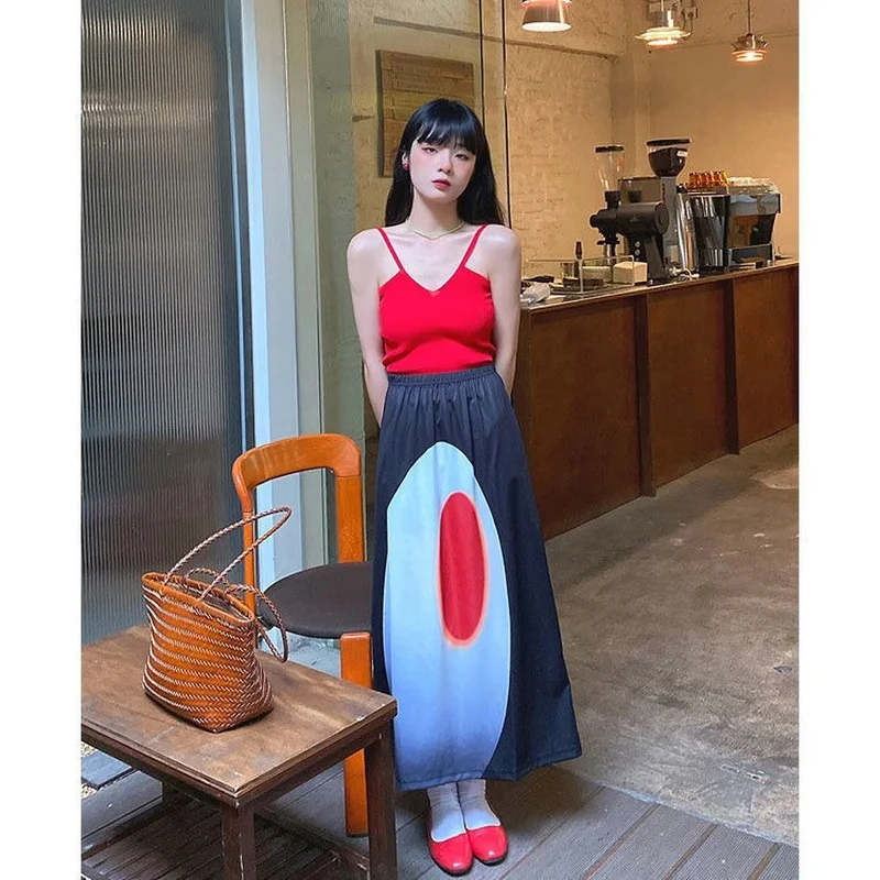 Vintage Print Skirt 2022 Girl Women's Long Midi Skirt for Summer Harajuku Japanese Streetwear Aesthetic Clothes Clothing 2022
Vintage Print Skirt 2022 Girl Women's Long Midi Skirt for Summer Harajuku Japanese Streetwear Aesthetic Clothes Clothing 2022