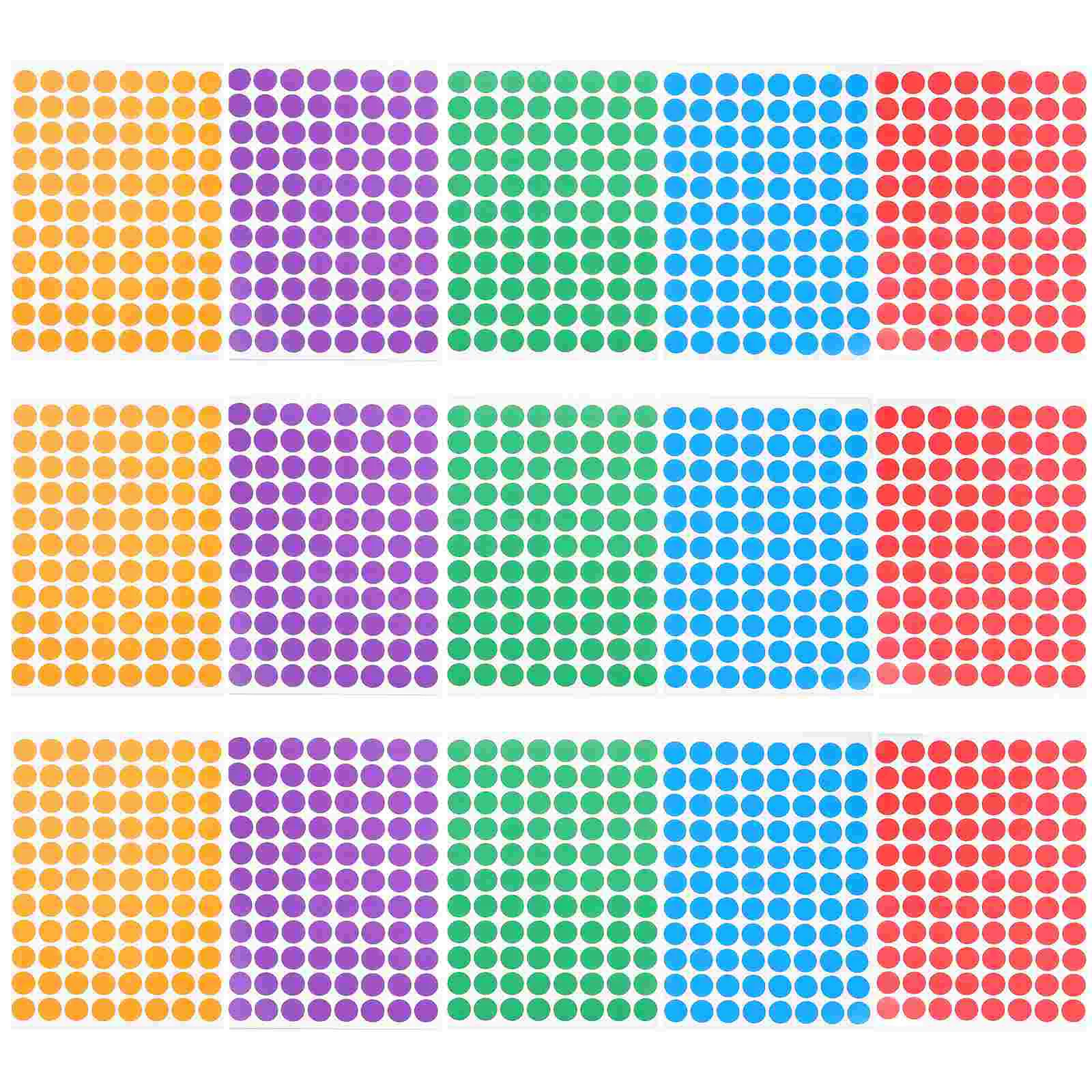 15 Sheets of Small Gift Dot Stickers Circle Label Stickers Sealing Labels Round Stickers
15 Sheets of Small Gift Dot Stickers Circle Label Stickers Sealing Labels Round Stickers