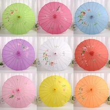 30 pcs Chinese Traditional Umbrella Women Craft Parasol Dance Performance Classical Ceiling Decor Photography Props