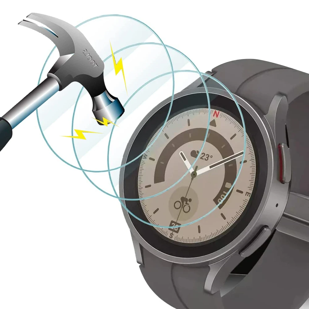 Screen Protector For Samsung Galaxy watch 5/4/Pro/44mm/40mm Tempered Glass Protective Galaxy Watch 4/Classic/46mm/42mm/3/45mm
Screen Protector For Samsung Galaxy watch 5/4/Pro/44mm/40mm Tempered Glass Protective Galaxy Watch 4/Classic/46mm/42mm/3/45mm