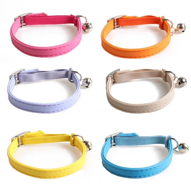 Pet Collar Solid Color Dogs Collar PU Collar Bell Collar Pet Accessories Comfortable Adjustable Lovely Macaron Color Universal
Pet Collar Solid Color Dogs Collar PU Collar Bell Collar Pet Accessories Comfortable Adjustable Lovely Macaron Color Universal