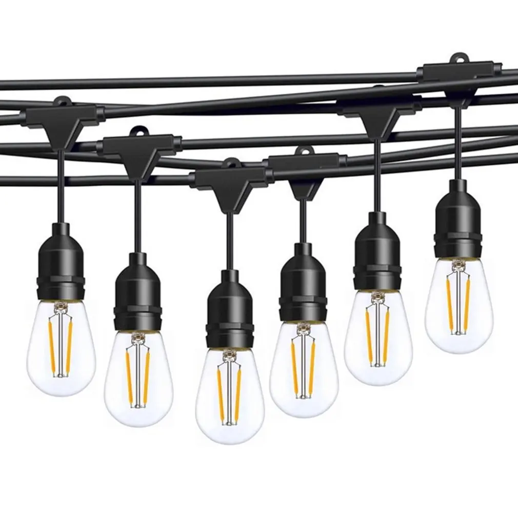 Outdoor String Lights Patio Lights Plug Led Glass Bulb Warm White IP65 Waterproof Hanging String Light 15 Led
Outdoor String Lights Patio Lights Plug Led Glass Bulb Warm White IP65 Waterproof Hanging String Light 15 Led