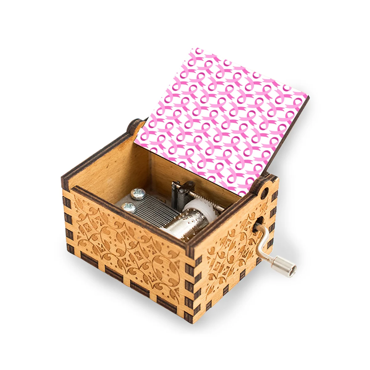 Tiny Music Box For Women Men Kids Girls Boys Adults Breast Cancer Pink Ribbon Sign 1 Mini Hand Crank Musical Box, Grandma Music
Tiny Music Box For Women Men Kids Girls Boys Adults Breast Cancer Pink Ribbon Sign 1 Mini Hand Crank Musical Box, Grandma Music