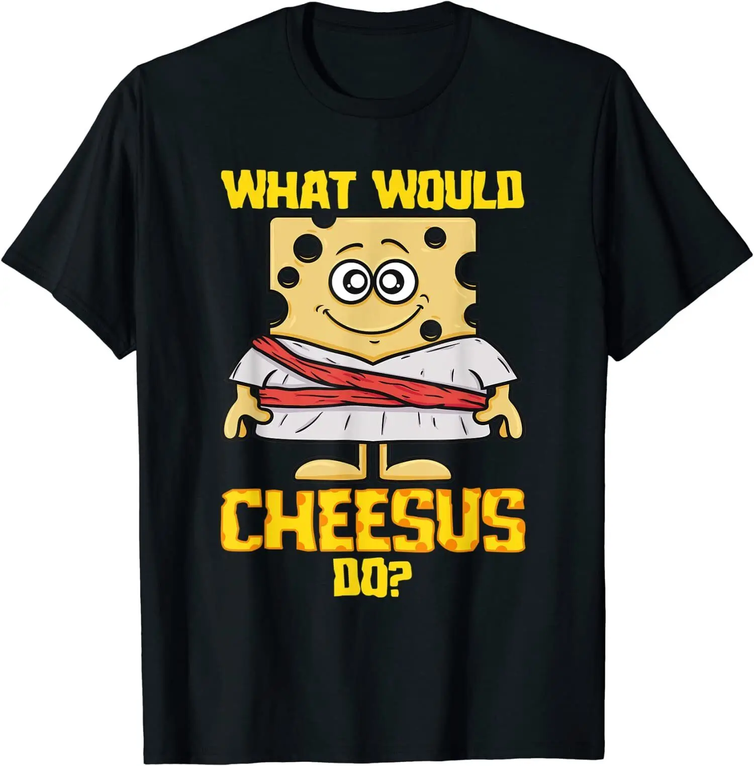 What Would Cheesus Do Funny Cheese Streetwear Tops T Shirt Japanese Casual Men T-shirts Short Sleeve Fashion Man Tops Tee
What Would Cheesus Do Funny Cheese Streetwear Tops T Shirt Japanese Casual Men T-shirts Short Sleeve Fashion Man Tops Tee