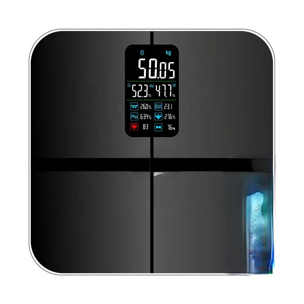 Умные цифровые весы VA Screen для измерения жира и тела
Умные цифровые весы VA Screen для измерения жира и тела