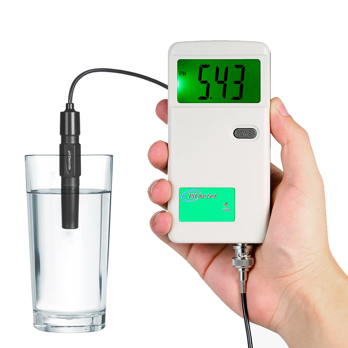 pH Meter High Precision pH Tester Backlight Display Water Quality Tester for Laboratory Drinking Water Hydroponics Aquarium
pH Meter High Precision pH Tester Backlight Display Water Quality Tester for Laboratory Drinking Water Hydroponics Aquarium