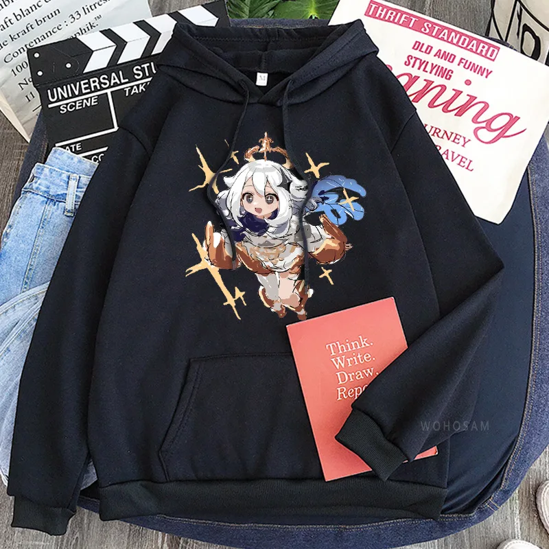 Genshin Impact Hoodies Paimon Women Men Crop Tops Cosplay Sweatshirts Cartoon Hooded Hoodies Harajuku Long Sleeve Female Clothes
Genshin Impact Hoodies Paimon Women Men Crop Tops Cosplay Sweatshirts Cartoon Hooded Hoodies Harajuku Long Sleeve Female Clothes
