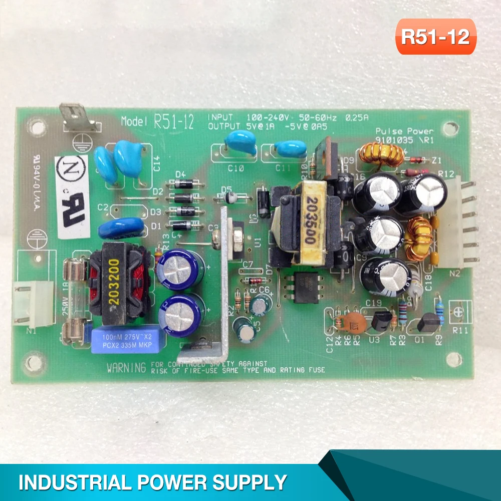 R51-12 For Industrial Medical Equipment Power Supply 5V1A -5V0A5 Fully Tested
R51-12 For Industrial Medical Equipment Power Supply 5V1A -5V0A5 Fully Tested