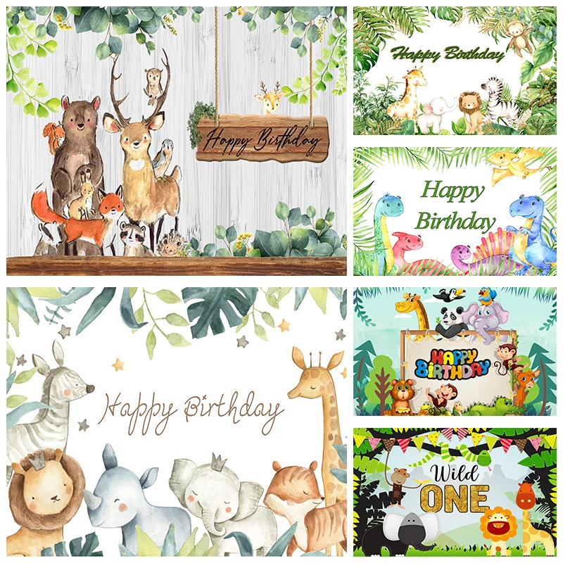 Green Jungle Animals Birthday Backdrop Baby Shower of Elephants Photo Wallpaper Decoration Customized Photography Background
Green Jungle Animals Birthday Backdrop Baby Shower of Elephants Photo Wallpaper Decoration Customized Photography Background