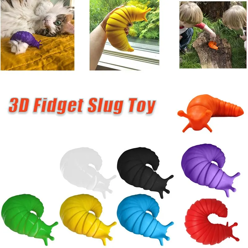 Fidget Slug Decompression Toys Brain Game Simulation Articulated Slug Flexible Toys 2022 Christmas Gift For Kids Desk Accessory
Fidget Slug Decompression Toys Brain Game Simulation Articulated Slug Flexible Toys 2022 Christmas Gift For Kids Desk Accessory