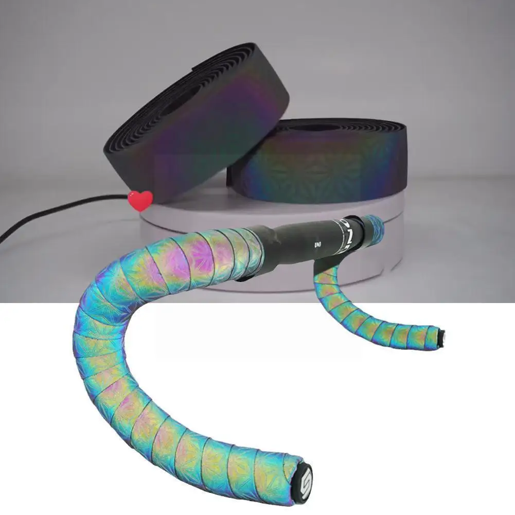 Reflective Bicycle Handlebar Belt Leather Shock Absorption Discoloration Handlebar Belt Bicycle Road Anti-slip Strap W4c2
Reflective Bicycle Handlebar Belt Leather Shock Absorption Discoloration Handlebar Belt Bicycle Road Anti-slip Strap W4c2