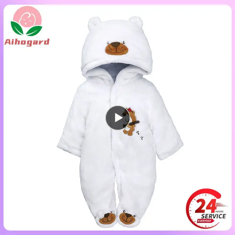 Autumn And Winter Newborn Thickened One-piece Coral Fleece Cartoon Baby Romper Quilted Outing Clothes Suitable For Christmas
Autumn And Winter Newborn Thickened One-piece Coral Fleece Cartoon Baby Romper Quilted Outing Clothes Suitable For Christmas