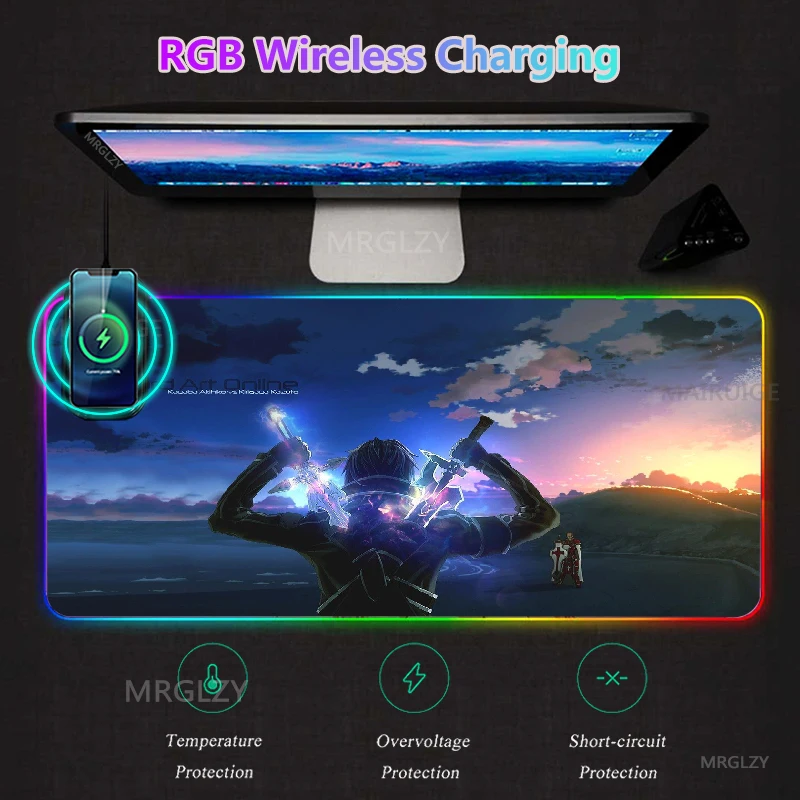 Меч искусство онлайн Kirito RGB Беспроводная зарядка аниме светодиодные игровые аксессуары зарядное устройство коврик игровой коврик для мыши ...
Меч искусство онлайн Kirito RGB Беспроводная зарядка аниме светодиодные игровые аксессуары зарядное устройство коврик игровой коврик для мыши ...