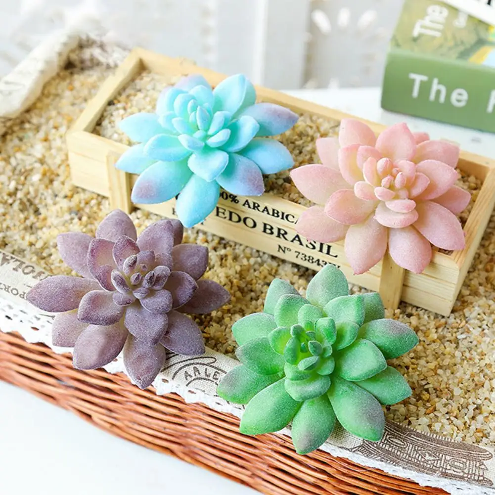 Flower Arrangement Easy Care Floral Accessories Artificial Succulents for Home
Flower Arrangement Easy Care Floral Accessories Artificial Succulents for Home