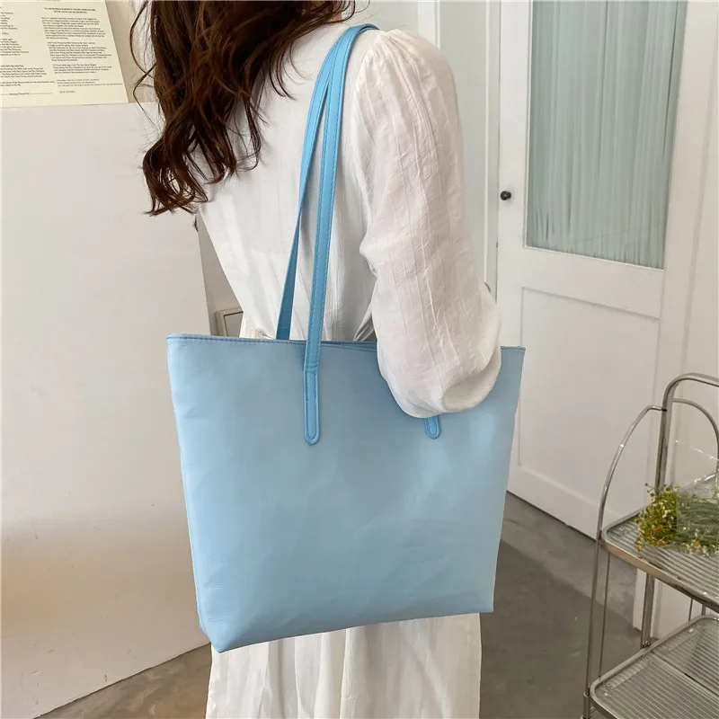 Ladies Fashion Large Capacity Tote Bag Multicolor Simple Shopping Bag Travel Bag Casual Bag Shoulder Bag Beach Handbag
Ladies Fashion Large Capacity Tote Bag Multicolor Simple Shopping Bag Travel Bag Casual Bag Shoulder Bag Beach Handbag