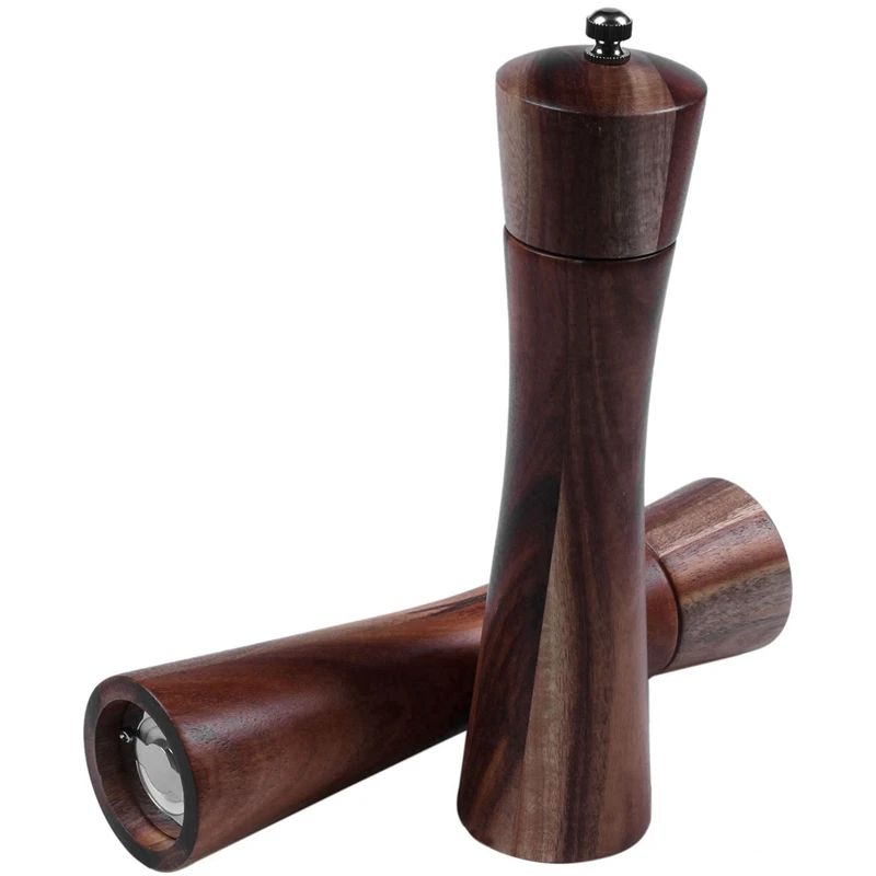 Мельница для соли и перца, регулируемая мельница для соли и перца, деревянная мельница для перца с керамическим сердечником, Suita
Мельница для соли и перца, регулируемая мельница для соли и перца, деревянная мельница для перца с керамическим сердечником, Suita