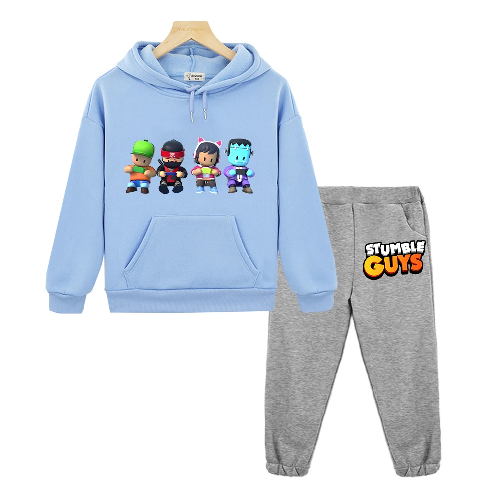 Stumble Guys kids boutique clothes Sweatshirt Sets Anime Hooded sets for boys and girls Autumn Casual Jacket Children clothing
Stumble Guys kids boutique clothes Sweatshirt Sets Anime Hooded sets for boys and girls Autumn Casual Jacket Children clothing