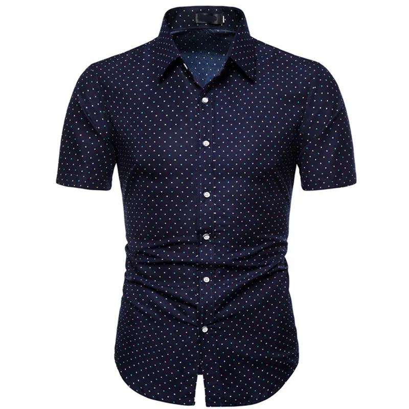 Summer Youth Slim Casual Fashion Print Cotton Lapel Short-Sleeved Thin Breathable Fit Handsome Multi-Color High Quality Shirt
Summer Youth Slim Casual Fashion Print Cotton Lapel Short-Sleeved Thin Breathable Fit Handsome Multi-Color High Quality Shirt