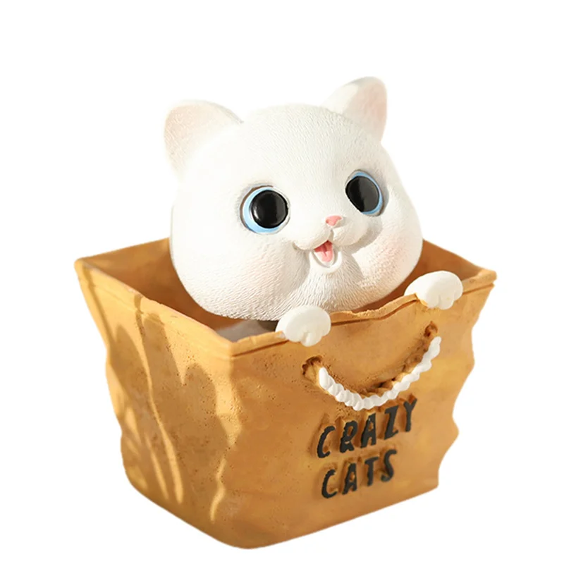 Cartoon Cat Figurines Decoration Resin Shaking Head Cat Shaped Statues Desktop Decor for Living Room/Dining Room Kids Gifts
Cartoon Cat Figurines Decoration Resin Shaking Head Cat Shaped Statues Desktop Decor for Living Room/Dining Room Kids Gifts