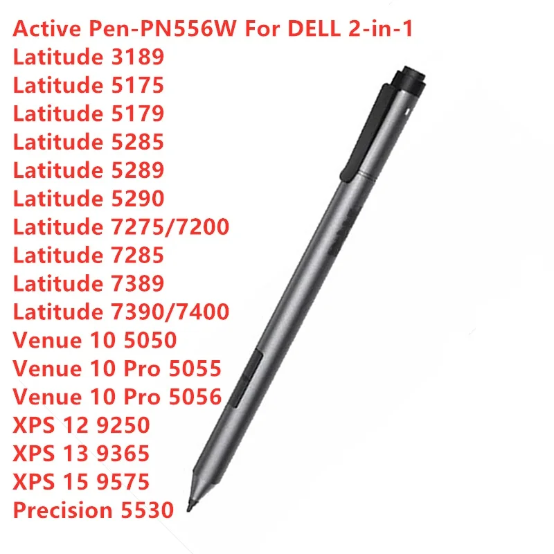 Active Stylus Pen PN556W For Dell Latitude 3189 5175 5179 5285 5289 5290 7275 7200 7285 7389 7390 7400 2-in-1 Tablet
Active Stylus Pen PN556W For Dell Latitude 3189 5175 5179 5285 5289 5290 7275 7200 7285 7389 7390 7400 2-in-1 Tablet