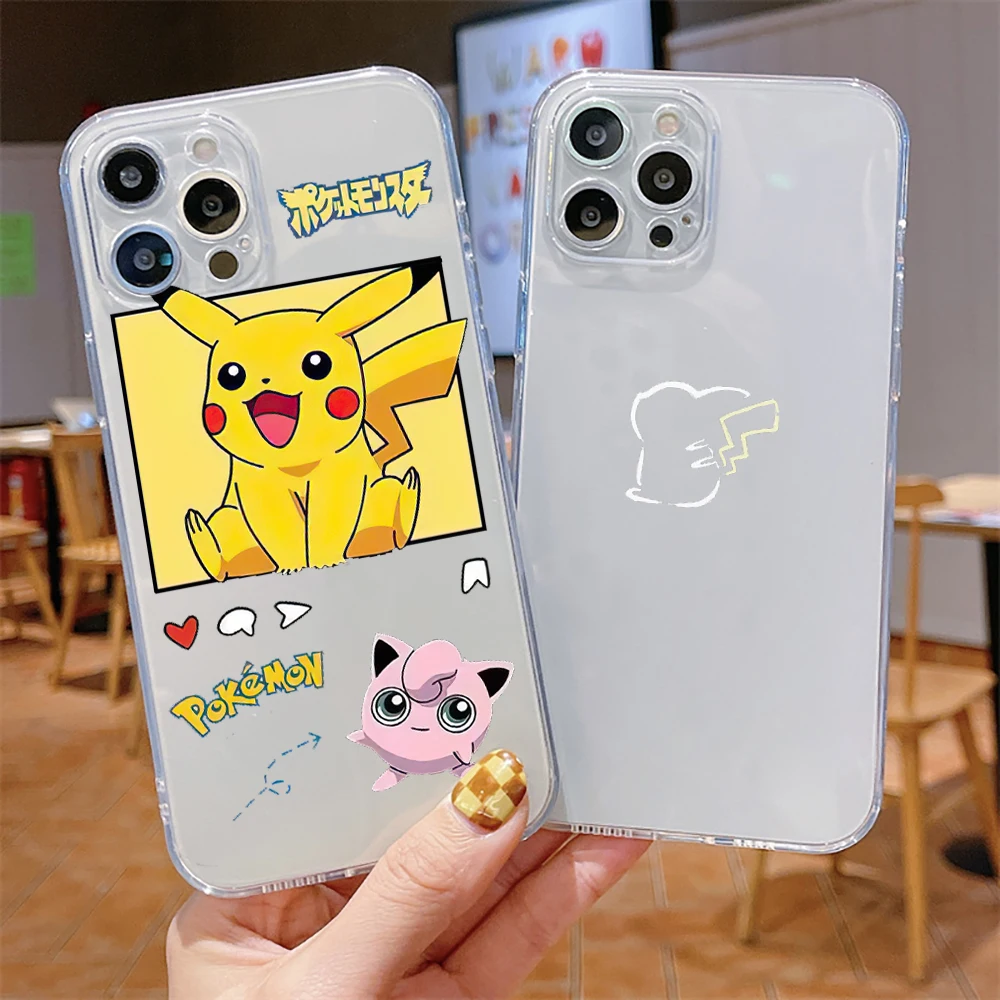Pokemon Pikachu Clear Phone Case For Apple iPhone 13 12 11 Pro 12 13 Mini X XR XS Max SE 5 6 6s 7 8 Plus Anime Designer Cover
Pokemon Pikachu Clear Phone Case For Apple iPhone 13 12 11 Pro 12 13 Mini X XR XS Max SE 5 6 6s 7 8 Plus Anime Designer Cover