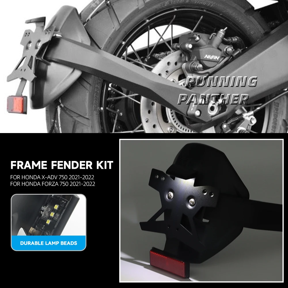 For Honda X-ADV 750 FORZA 750 2021 2022 NEW Motorcycle License Plate Frame Holder Fender Kit
For Honda X-ADV 750 FORZA 750 2021 2022 NEW Motorcycle License Plate Frame Holder Fender Kit