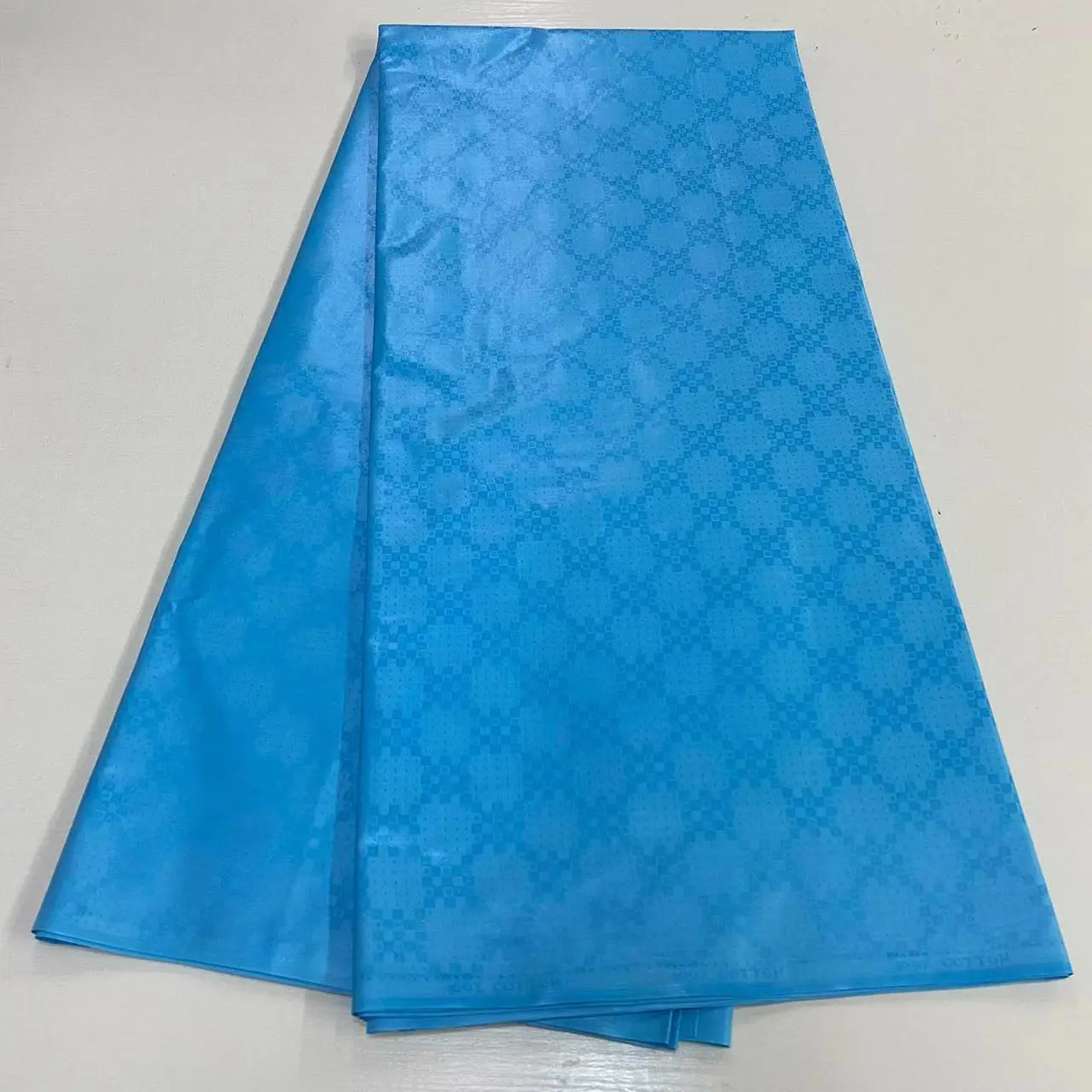 African Sky Blue Bazin Riche 10 Yards Fabric Swiss 2022 High Quality Brocade Lace Cotton Fabric Nigeria For Wedding Prom Dress 
African Sky Blue Bazin Riche 10 Yards Fabric Swiss 2022 High Quality Brocade Lace Cotton Fabric Nigeria For Wedding Prom Dress