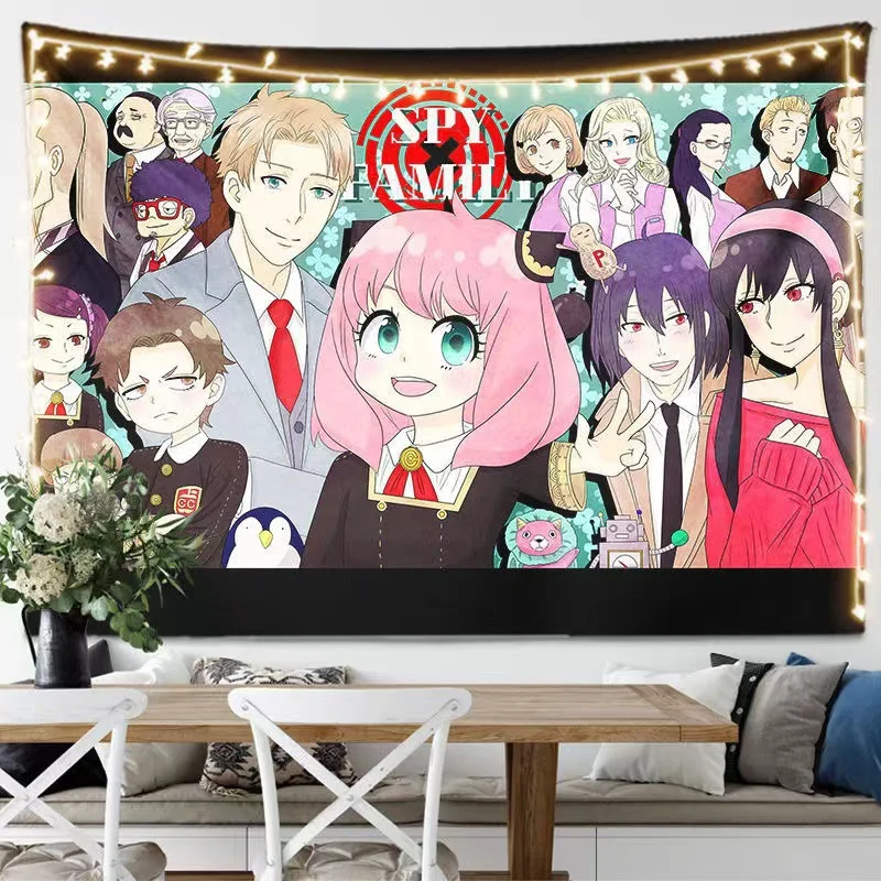 Anime SPY X FAMILY Anya Forger Yor 3D Print Tapestry Wall Hanging Anime Bedroom Living Room Wall Decor Decorative Tapestries
Anime SPY X FAMILY Anya Forger Yor 3D Print Tapestry Wall Hanging Anime Bedroom Living Room Wall Decor Decorative Tapestries