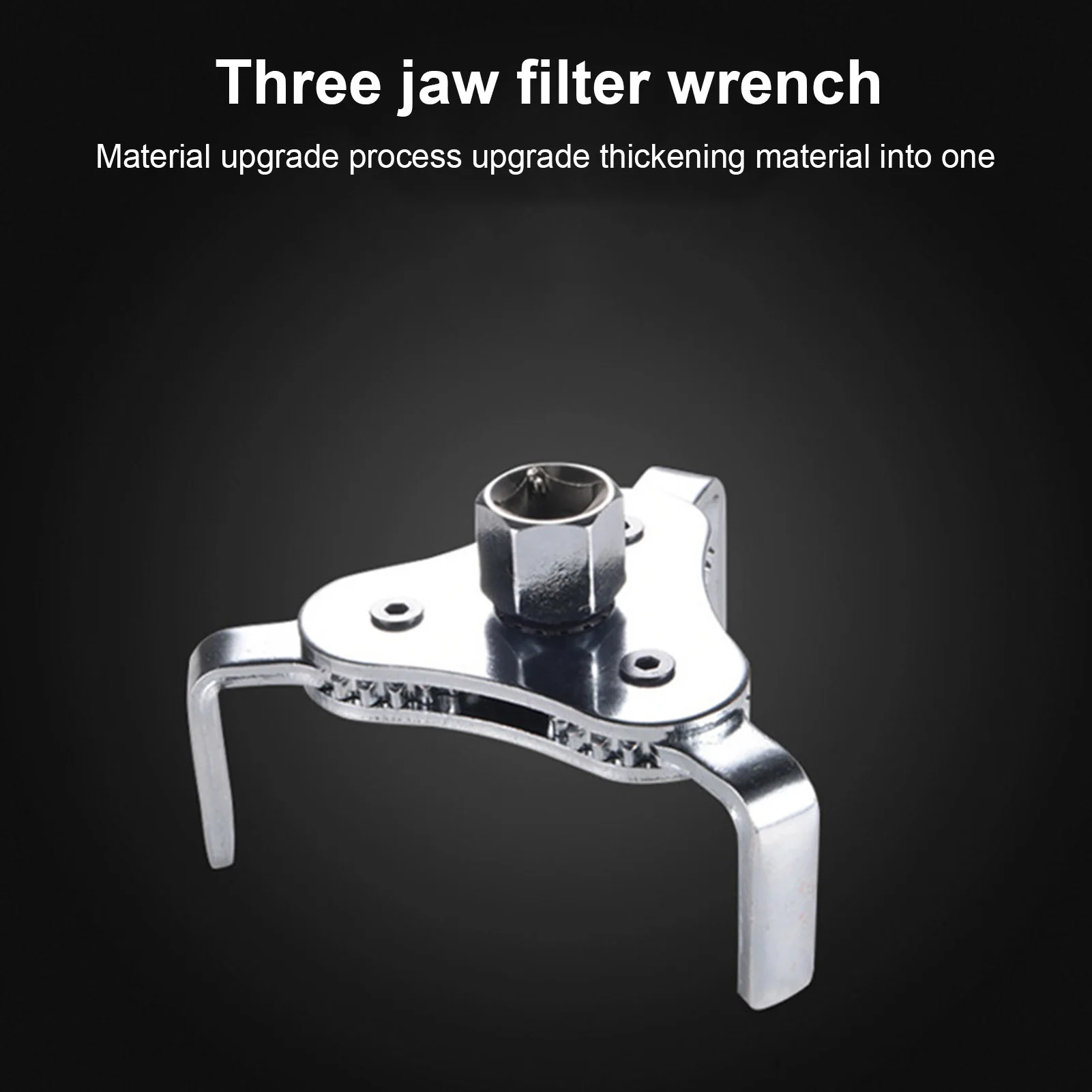 High Quality Universal 3 Jaw Oil Filter Remover Tool Cars Oil Filter Removal Tool Interface Special Tools Oil Filter Wrench Tool
High Quality Universal 3 Jaw Oil Filter Remover Tool Cars Oil Filter Removal Tool Interface Special Tools Oil Filter Wrench Tool