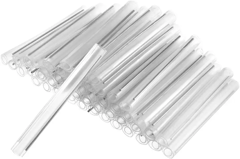 Keszoox 59mm 6mm OD Fiber Optic Fusion Splice Tube Protector Sleeves, Clear Heat Shrinkable, Double Rod, 300pcs
Keszoox 59mm 6mm OD Fiber Optic Fusion Splice Tube Protector Sleeves, Clear Heat Shrinkable, Double Rod, 300pcs